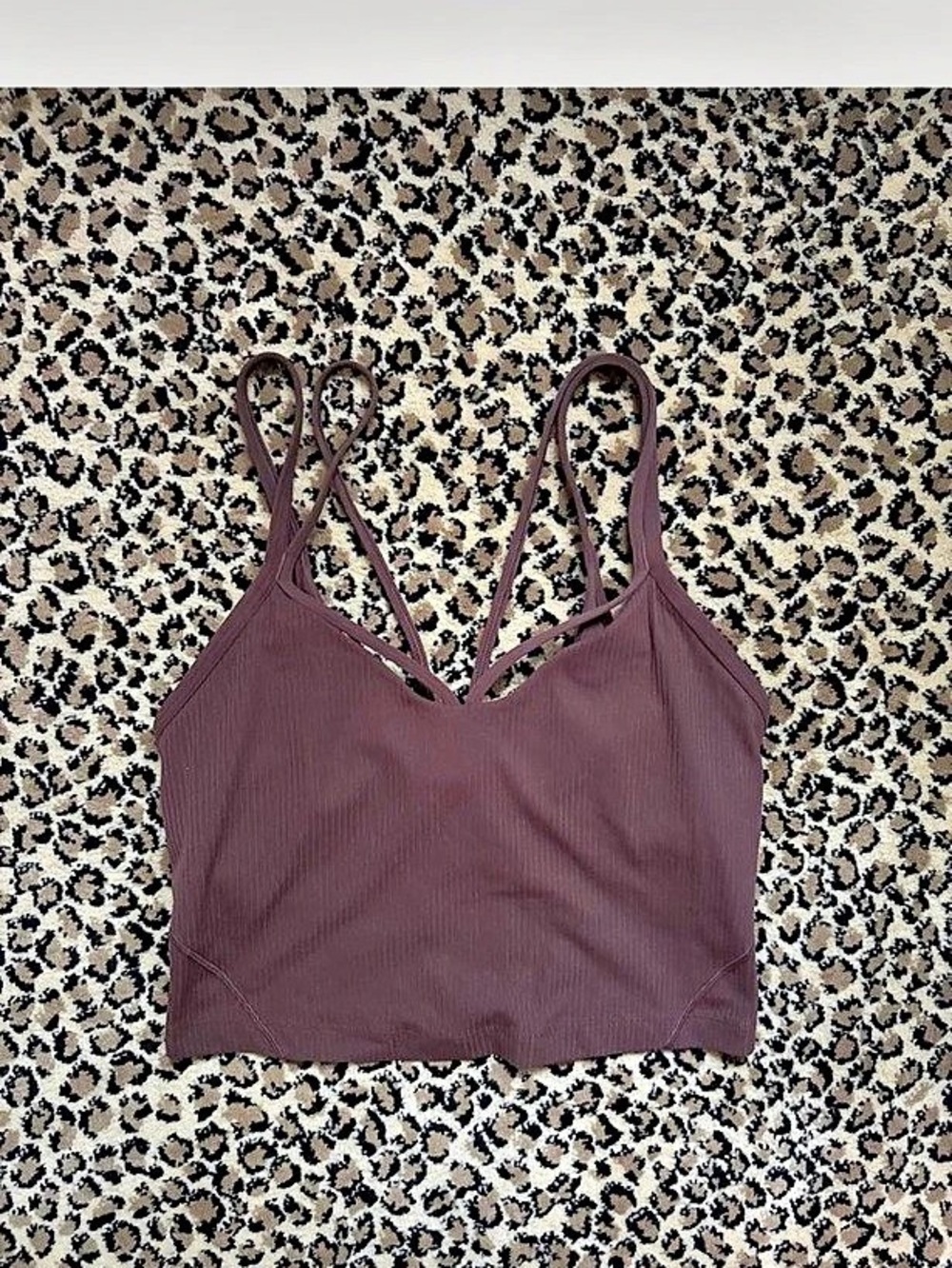 Lululemon Align Strappy Ribbed Tank Top Brown